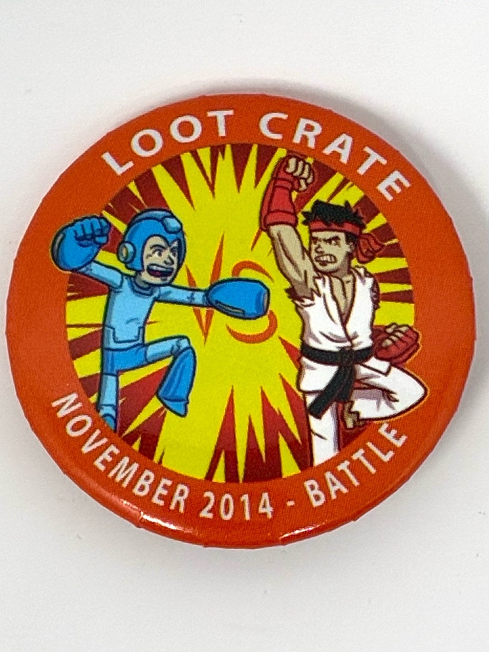 Loot Crate Pins Vintage 2014-2015 Fighter Fear Battle Covert Play Lot of 5